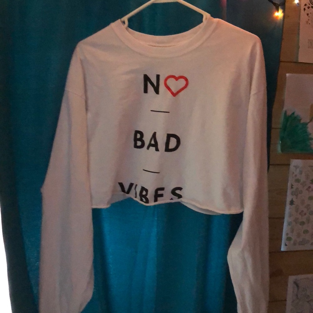 Long sleeve crop